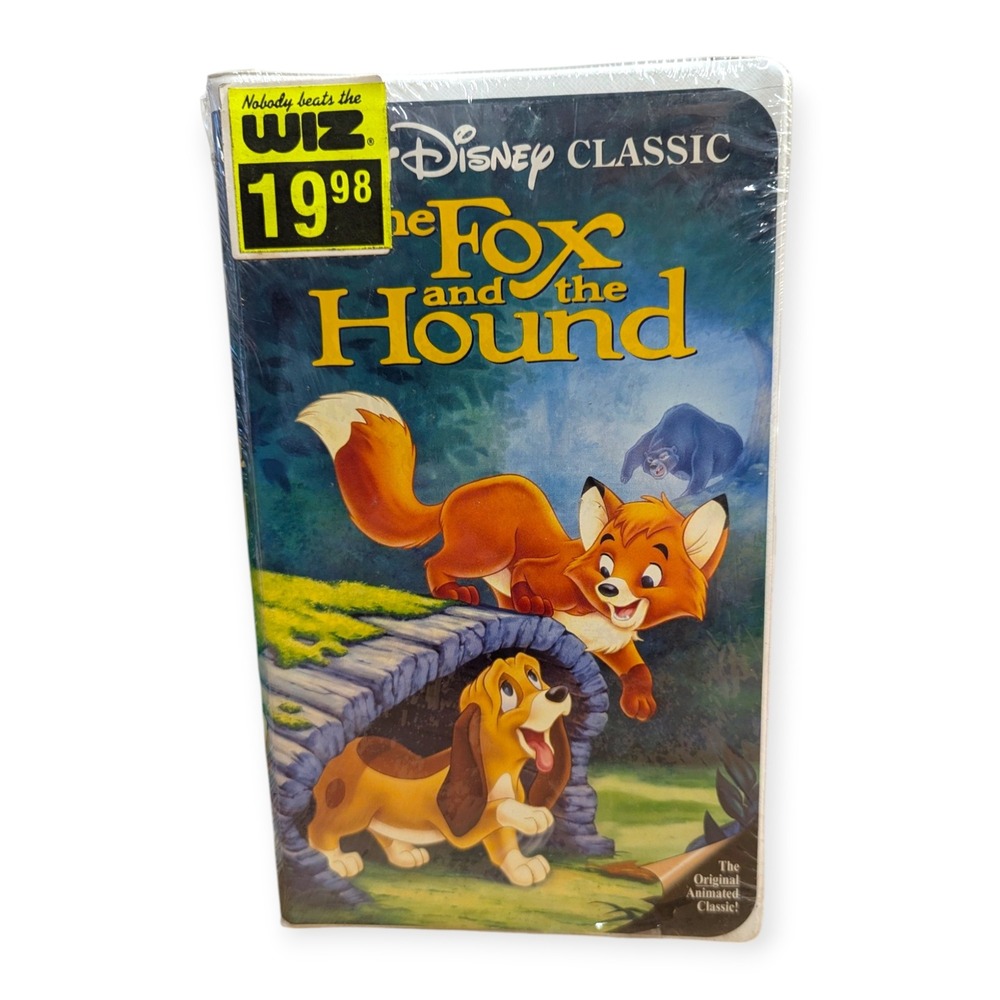 Disney The Fox and the Hound VHS Black Diamond Classic Factory Sealed Vintage